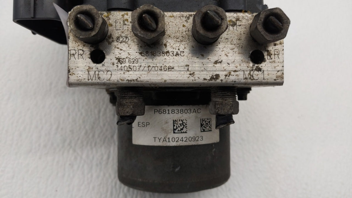 2014 Dodge Grand Caravan Anti-Lock Brake ABS Pump Module Actuator OEM P/N:P68183803AC Fits OEM Used Auto Parts - Oemusedauto