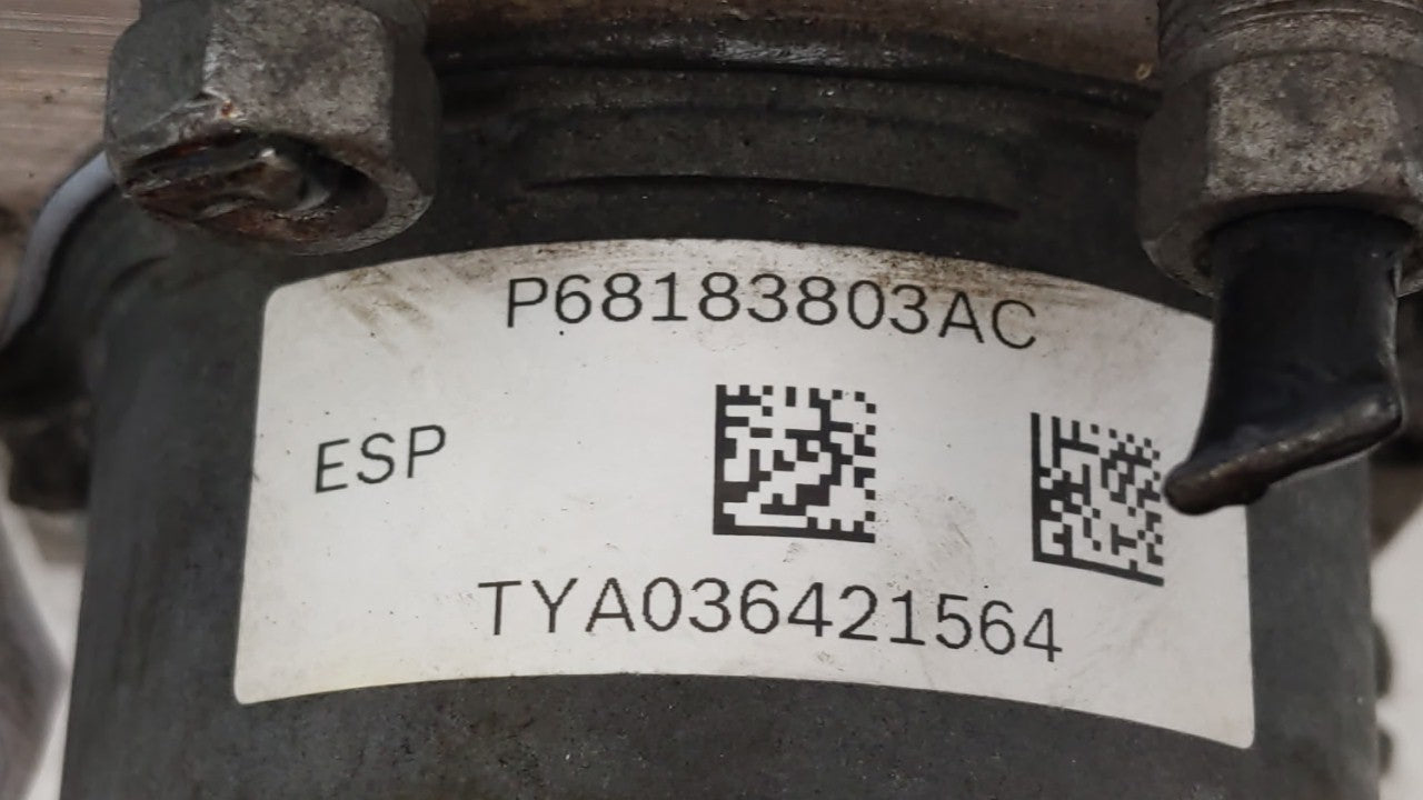 2014 Dodge Grand Caravan ABS Pump Control Module Replacement P/N:P68183803AC Fits OEM Used Auto Parts - Oemusedautoparts1.co