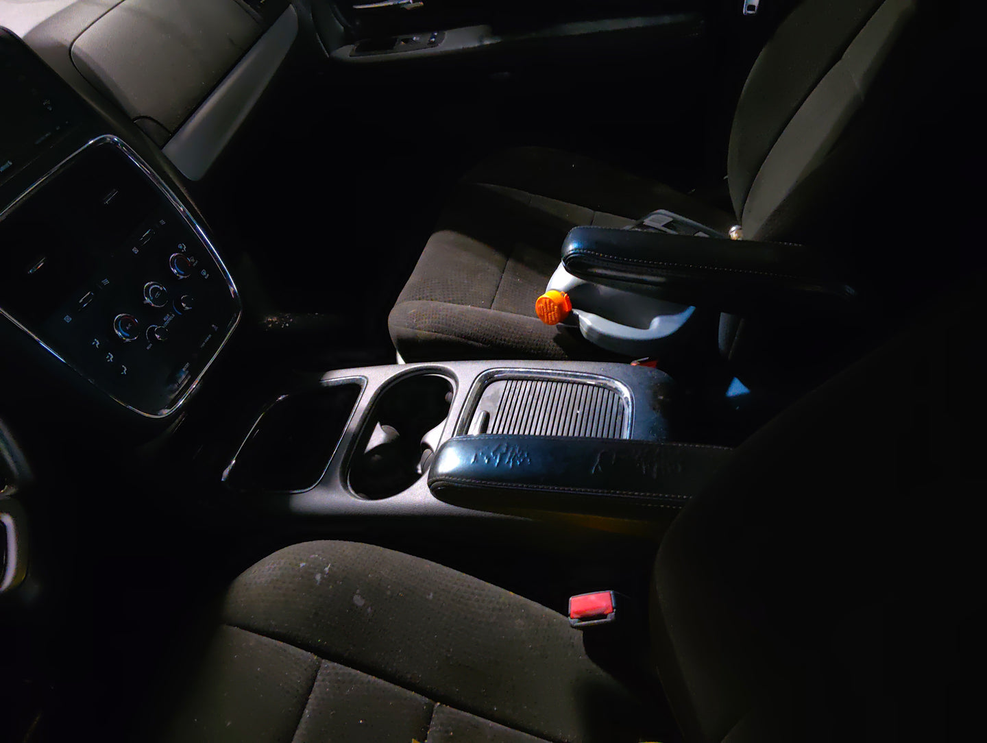 2014 Dodge Grand Caravan Center Floor Console Fits OEM Used Auto Parts - Oemusedautoparts1.com