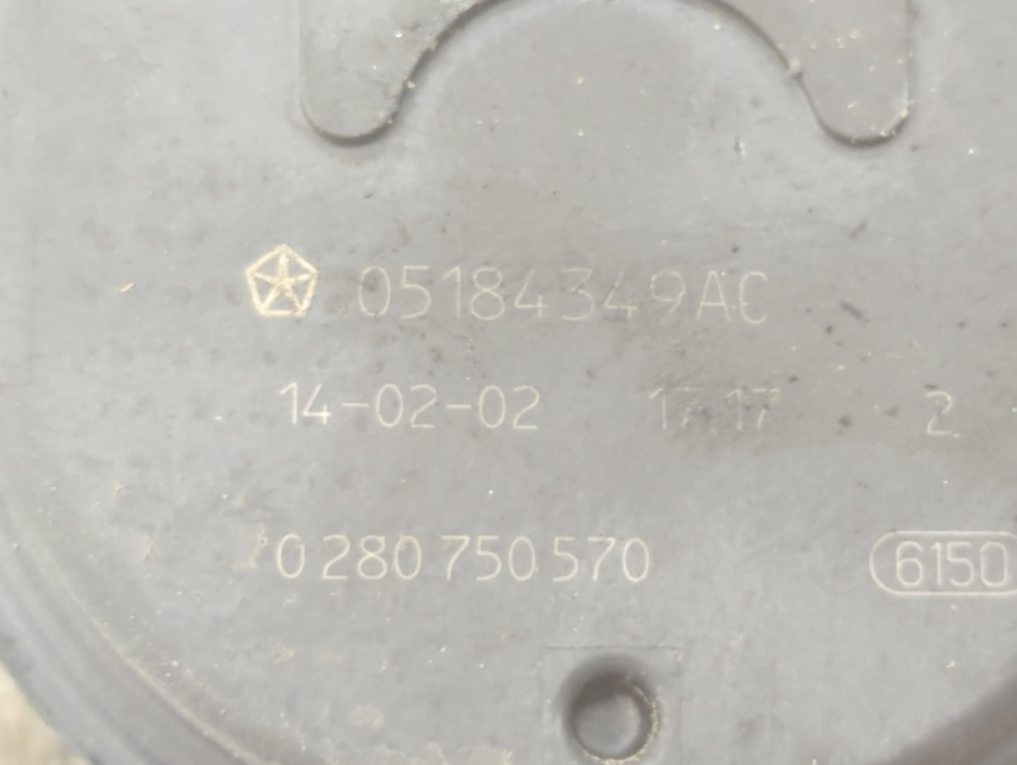 2011-2020 Dodge Grand Caravan Throttle Body P/N:0 280 750 570 05184349AC Fits OEM Used Auto Parts - Oemusedautoparts1.com