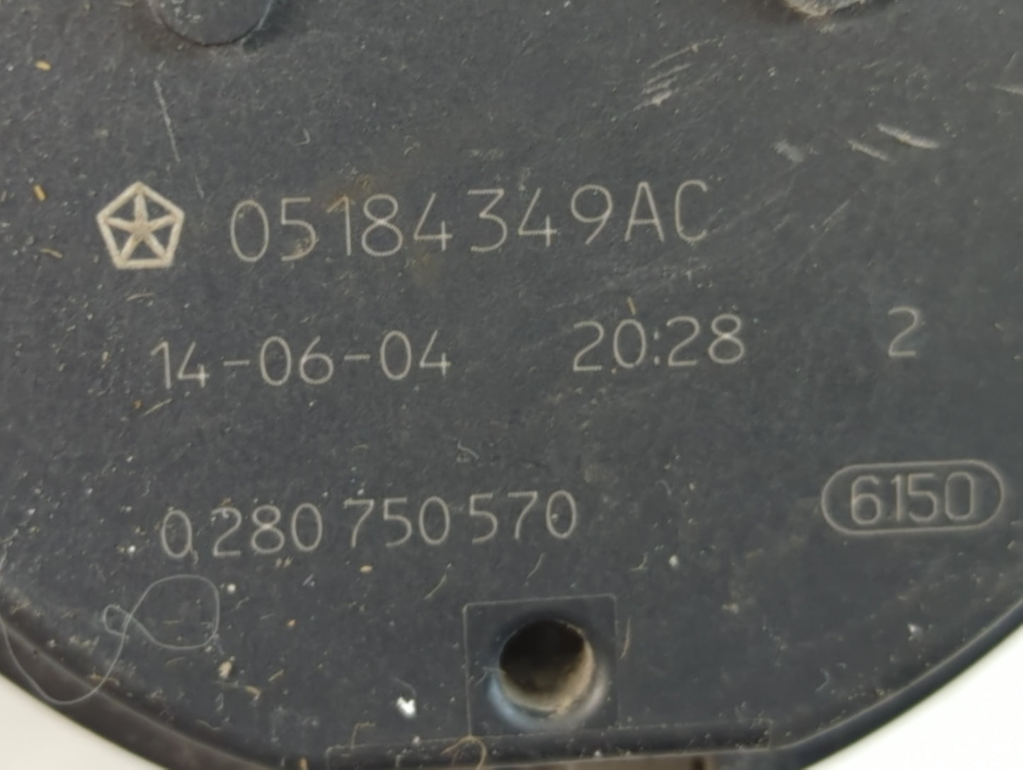 2011-2020 Dodge Grand Caravan Throttle Body P/N:0 280 750 570 05184349AC Fits OEM Used Auto Parts - Oemusedautoparts1.com