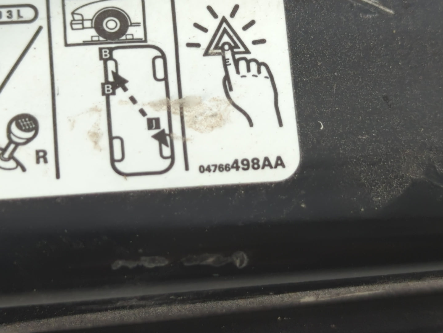 2014 Dodge Grand Caravan Spare Scissor Car Jack - Oemusedautoparts1.com