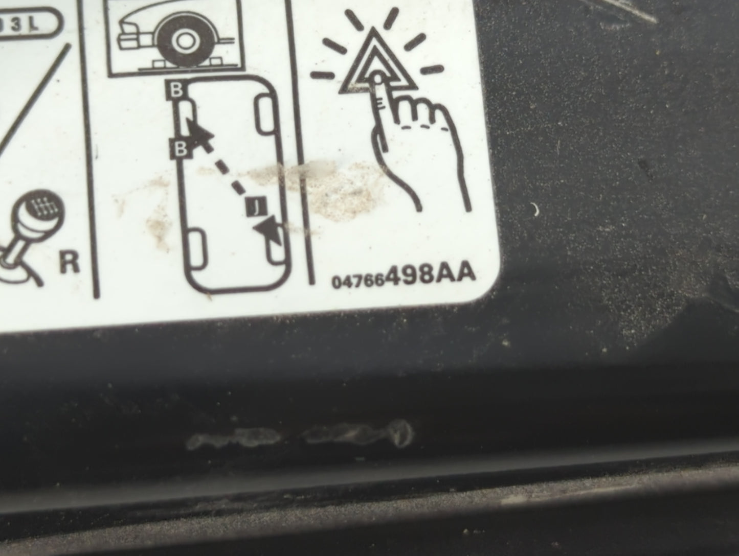 2014 Dodge Grand Caravan Spare Scissor Car Jack - Oemusedautoparts1.com