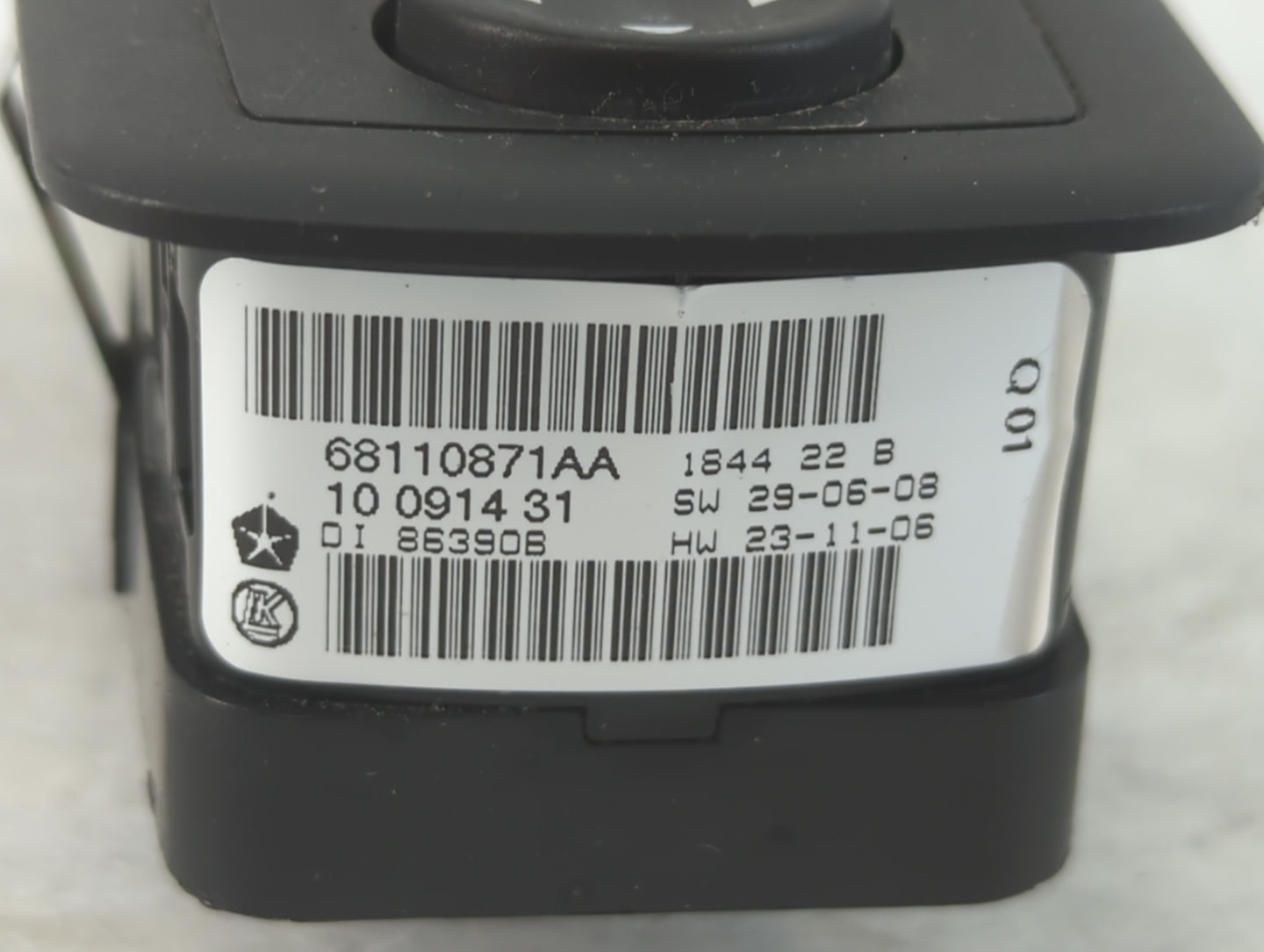 2012-2020 Dodge Grand Caravan Master Power Window Switch Replacement Driver Side Left P/N:68110871AA Fits OEM Used Auto Part