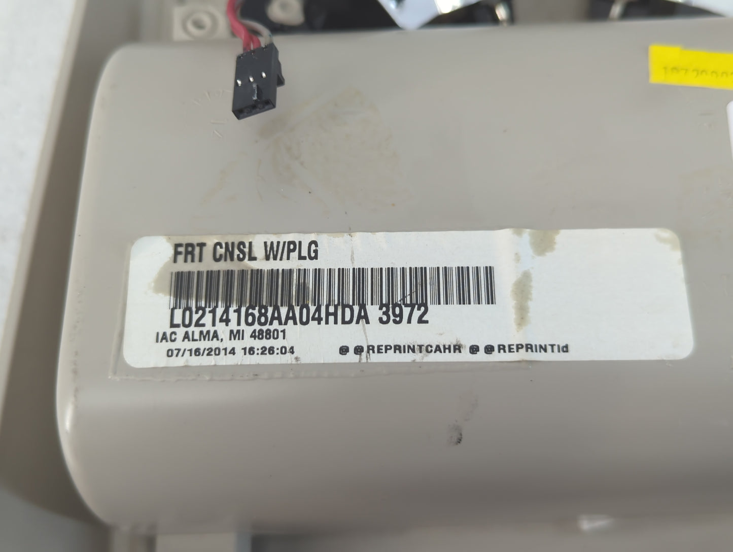 2014 Dodge Grand Caravan Overhead Roof Console - Oemusedautoparts1.com