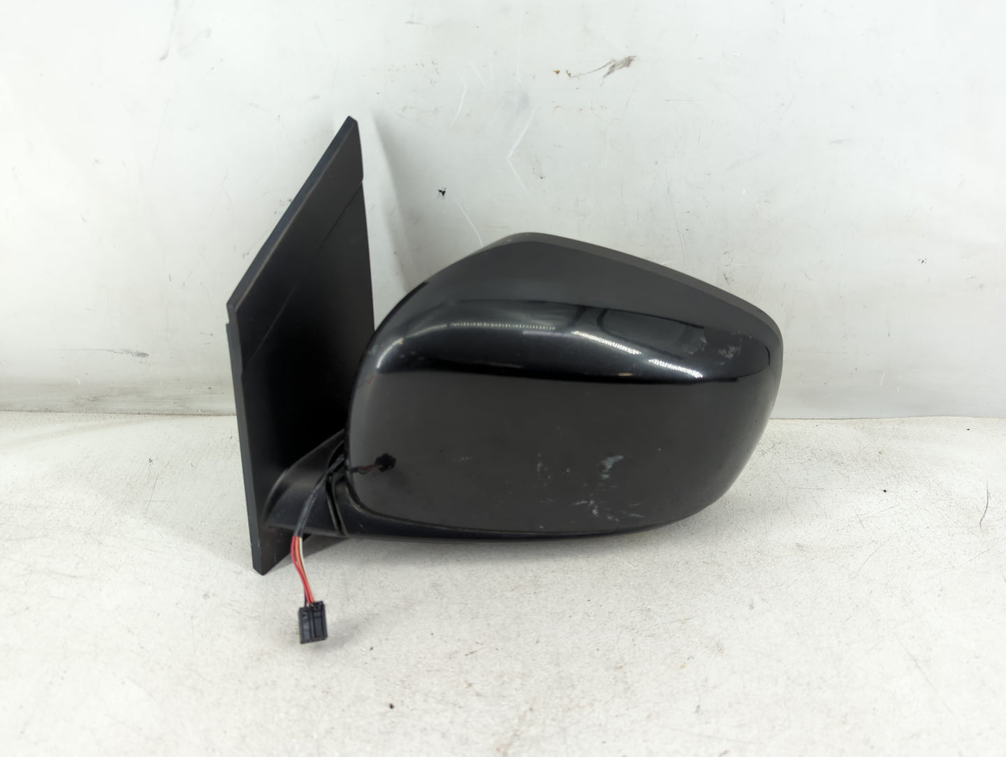 2014 Dodge Grand Caravan Driver Left Side View Manual Door Mirror Black - Oemusedautoparts1.com