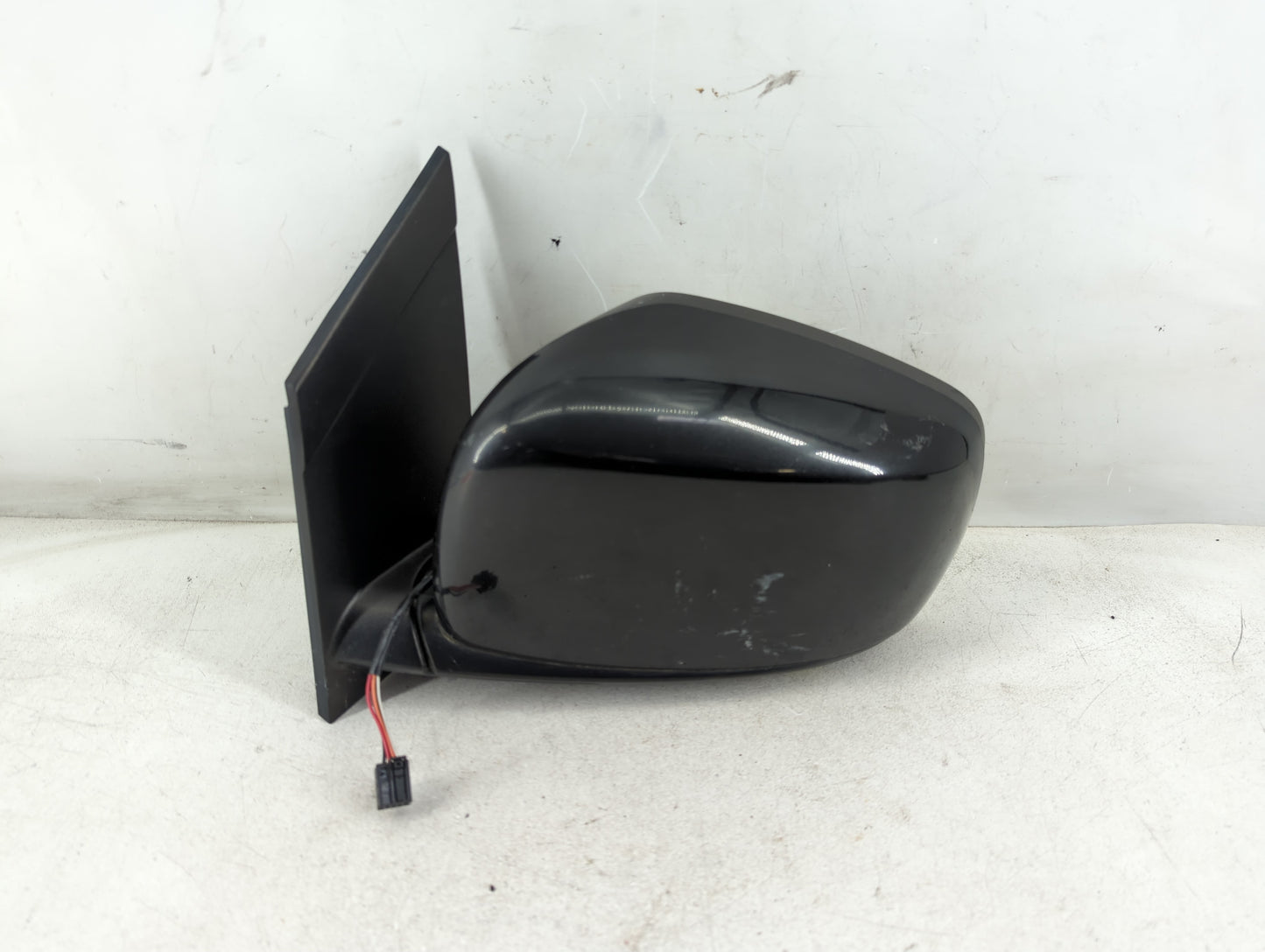 2014 Dodge Grand Caravan Driver Left Side View Manual Door Mirror Black - Oemusedautoparts1.com