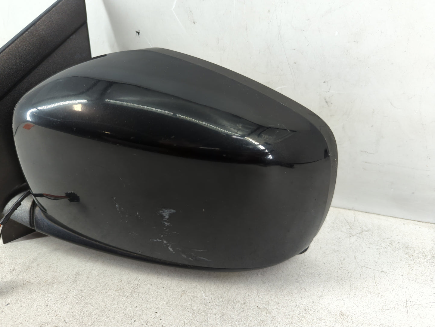 2014 Dodge Grand Caravan Driver Left Side View Manual Door Mirror Black - Oemusedautoparts1.com