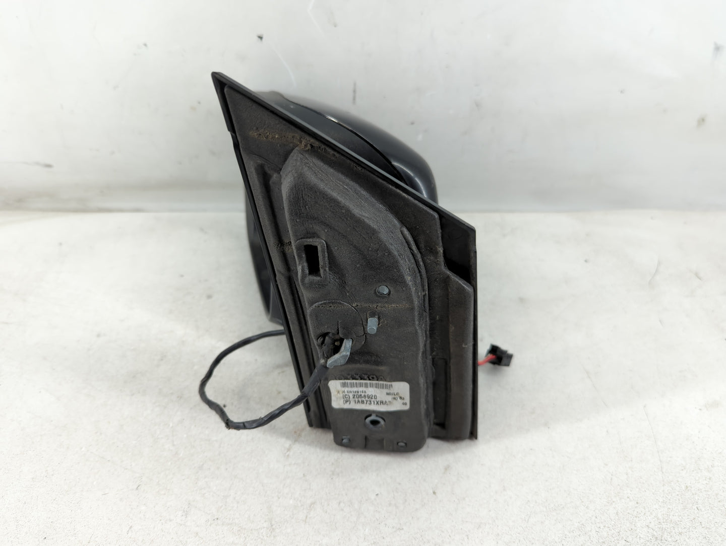 2014 Dodge Grand Caravan Driver Left Side View Manual Door Mirror Black - Oemusedautoparts1.com