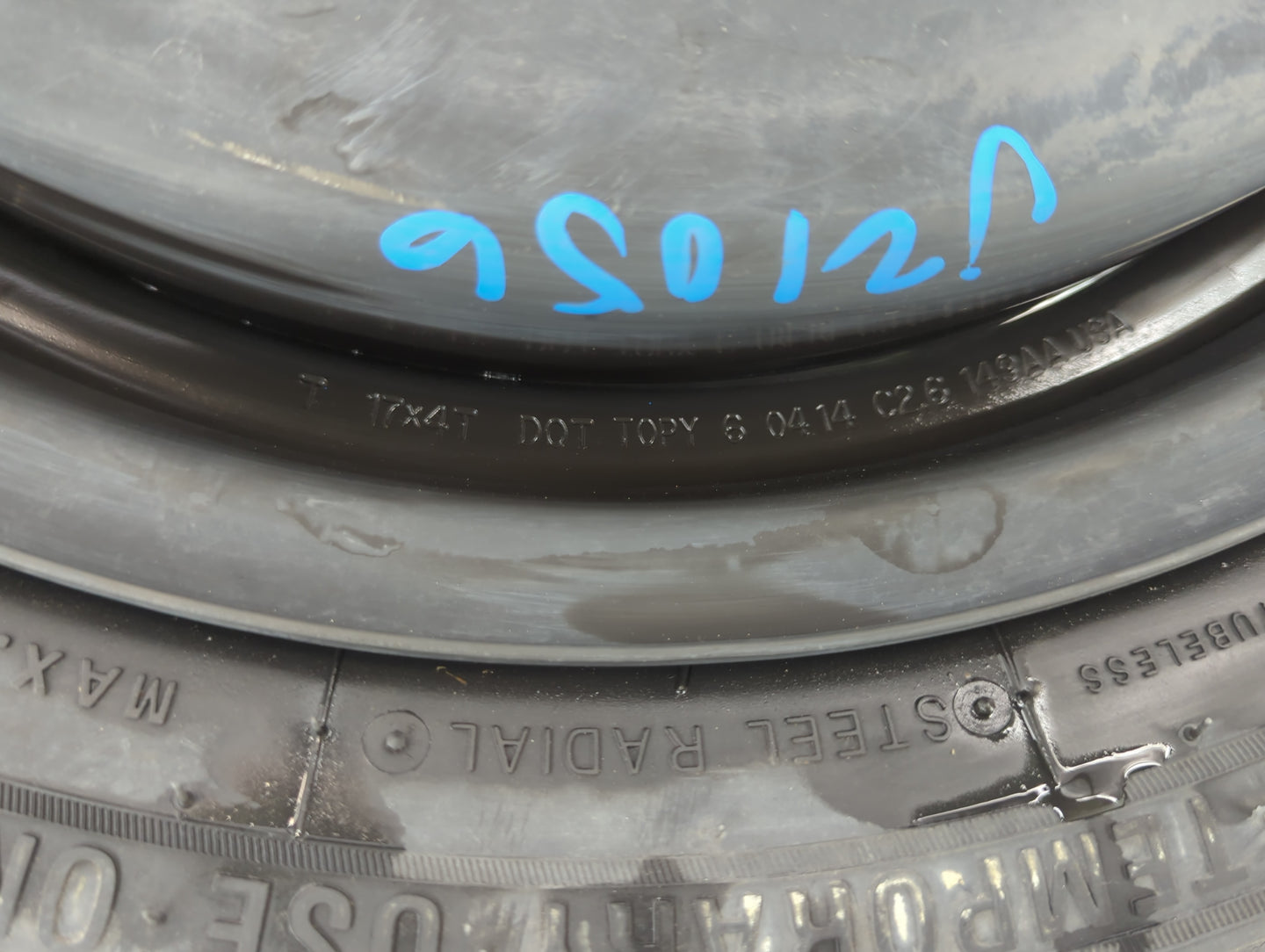 2009-2020 Dodge Journey Spare Donut Tire Wheel Rim Oem - Oemusedautoparts1.com