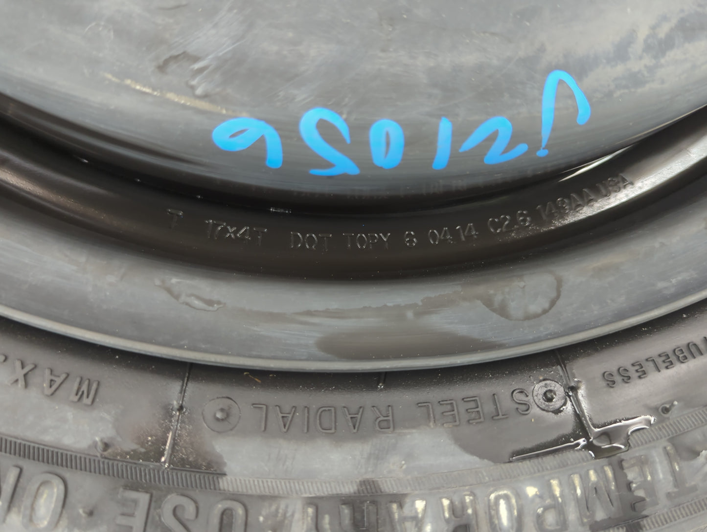 2009-2020 Dodge Journey Spare Donut Tire Wheel Rim Oem - Oemusedautoparts1.com