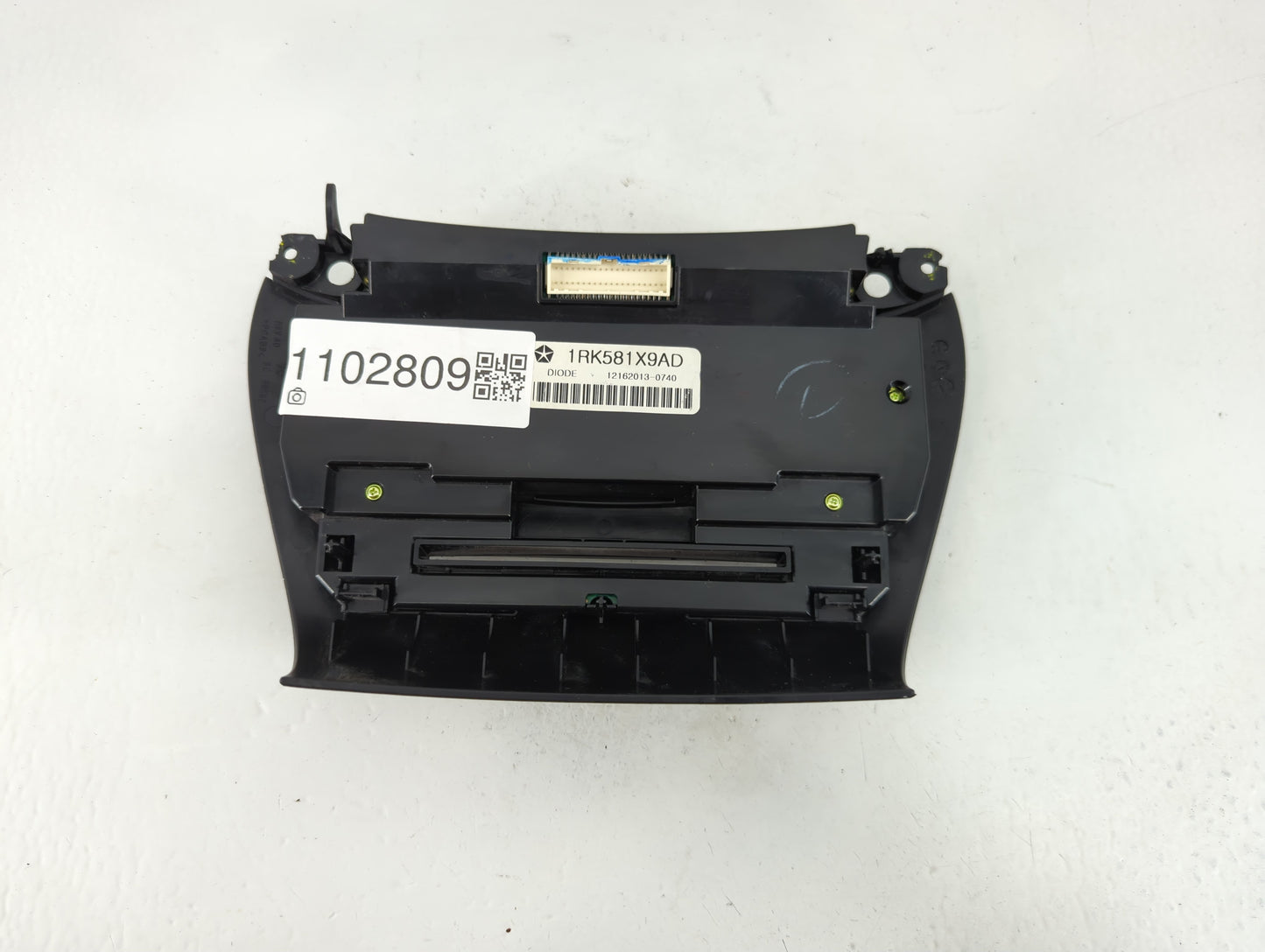 2011-2017 Dodge Journey Climate Control Module Temperature AC/Heater Replacement P/N:1RK581X9AD Fits OEM Used Auto Parts - O