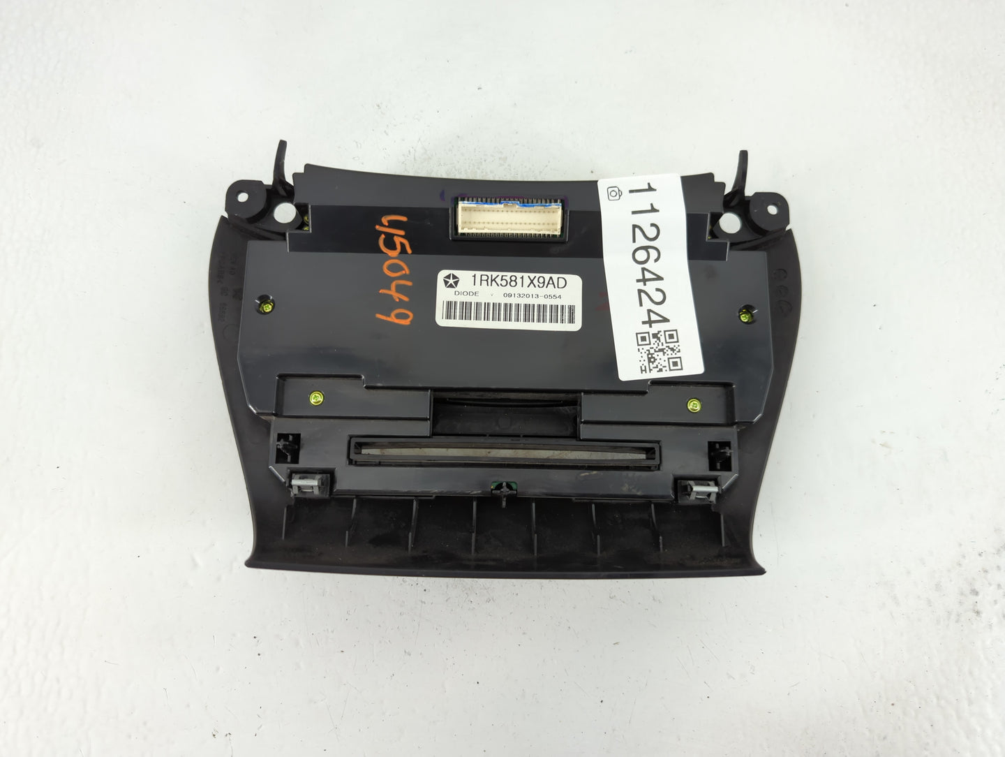 2011-2020 Dodge Journey Climate Control Module Temperature AC/Heater Replacement P/N:1RK581X9AD Fits OEM Used Auto Parts - O