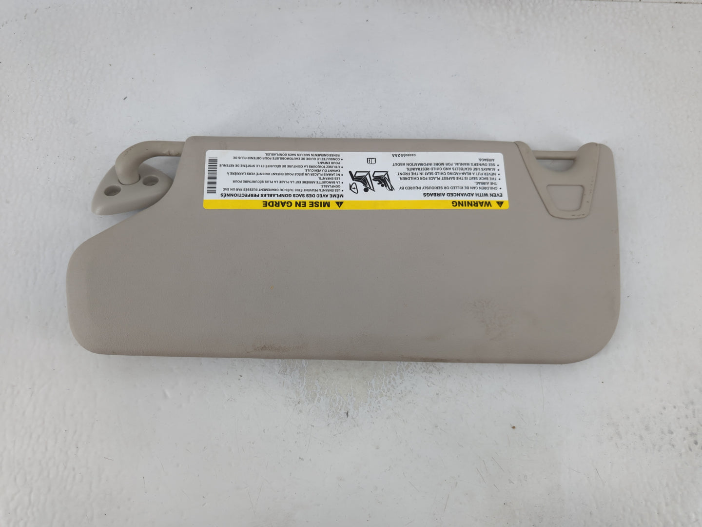 2014 Dodge Journey Sun Visor Shade Replacement Passenger Right Mirror Fits OEM Used Auto Parts - Oemusedautoparts1.com