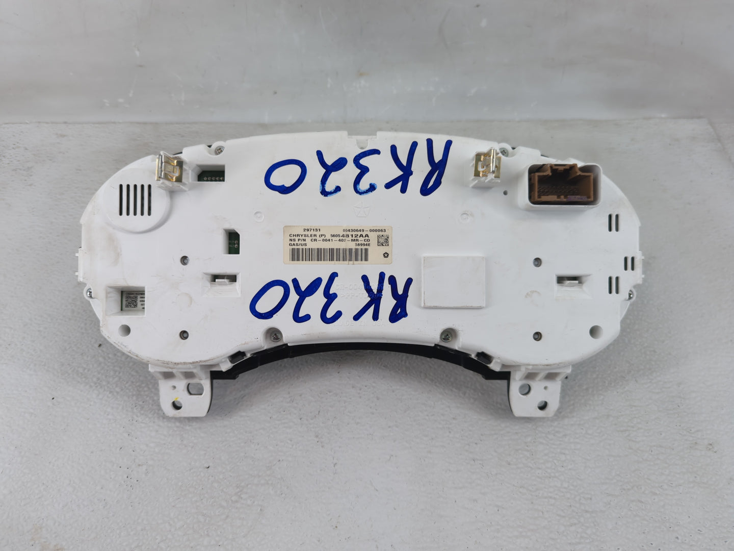 2014 Dodge Journey Instrument Cluster Speedometer Gauges P/N:56054812AB Fits OEM Used Auto Parts - Oemusedautoparts1.com