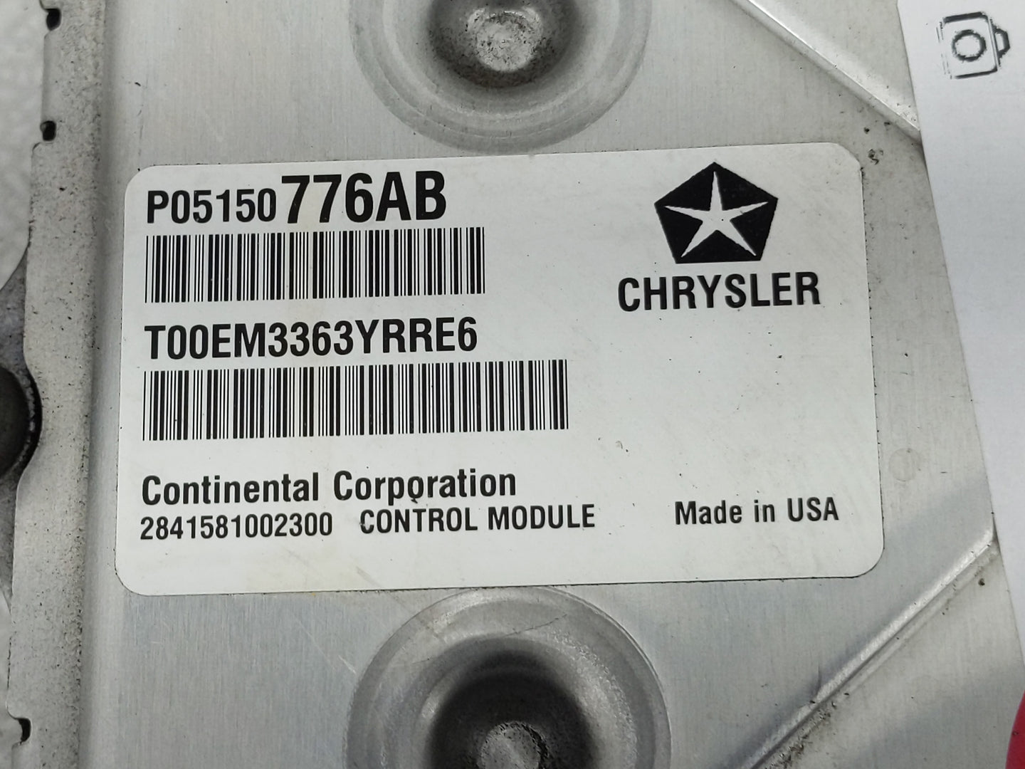 2014 Dodge Journey PCM Engine Control Computer ECU ECM PCU OEM P/N:P05150776AB Fits OEM Used Auto Parts - Oemusedautoparts1.