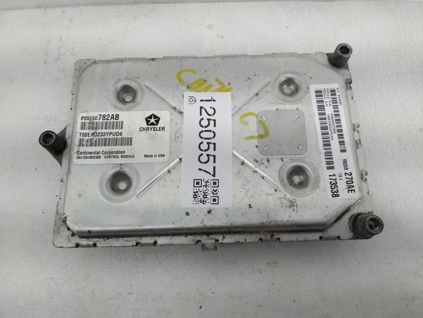 2014 Dodge Journey PCM Engine Control Computer ECU ECM PCU OEM P/N:P05150782AB Fits OEM Used Auto Parts - Oemusedautoparts1.