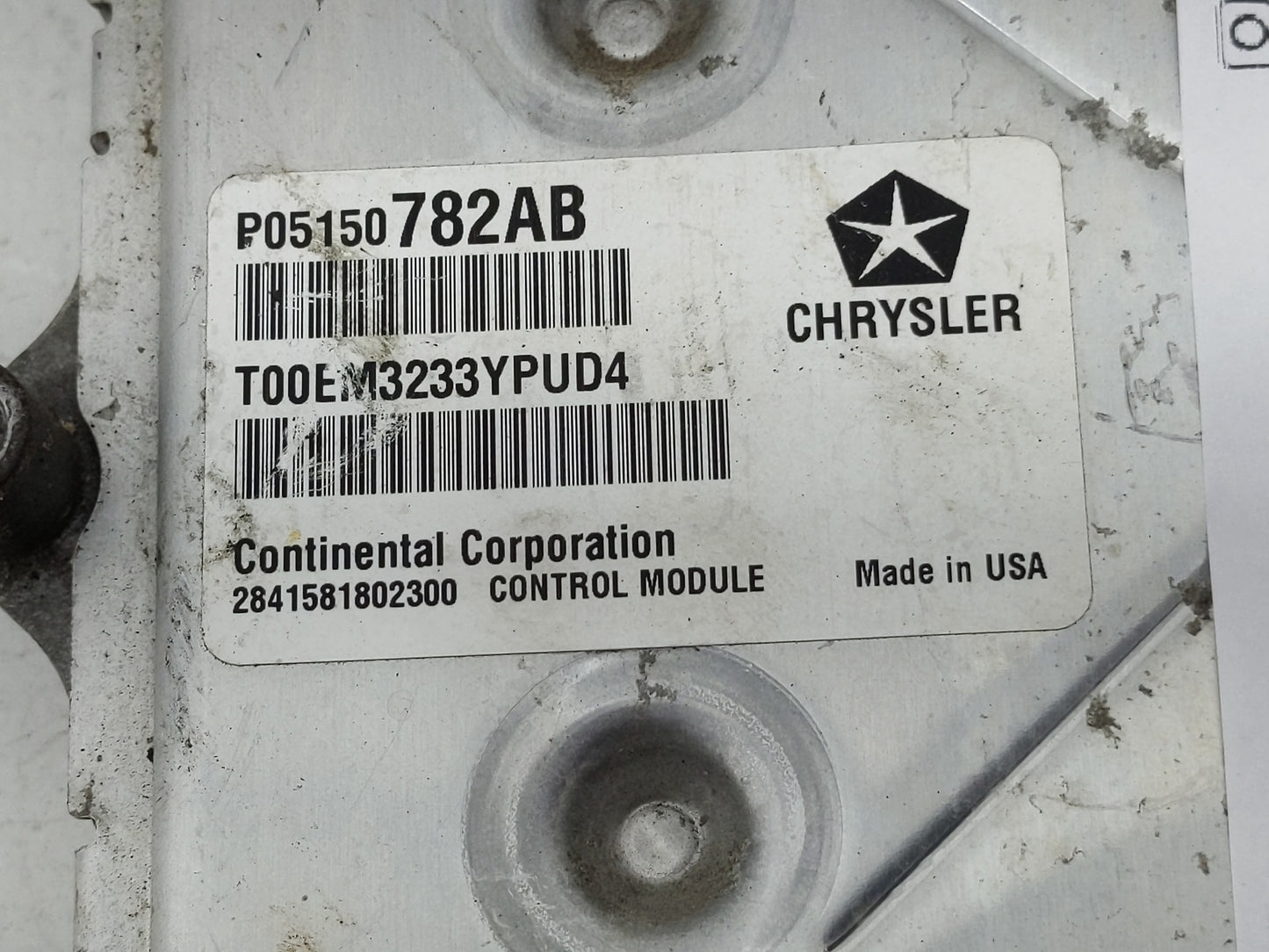 2014 Dodge Journey PCM Engine Control Computer ECU ECM PCU OEM P/N:P05150782AB Fits OEM Used Auto Parts - Oemusedautoparts1.