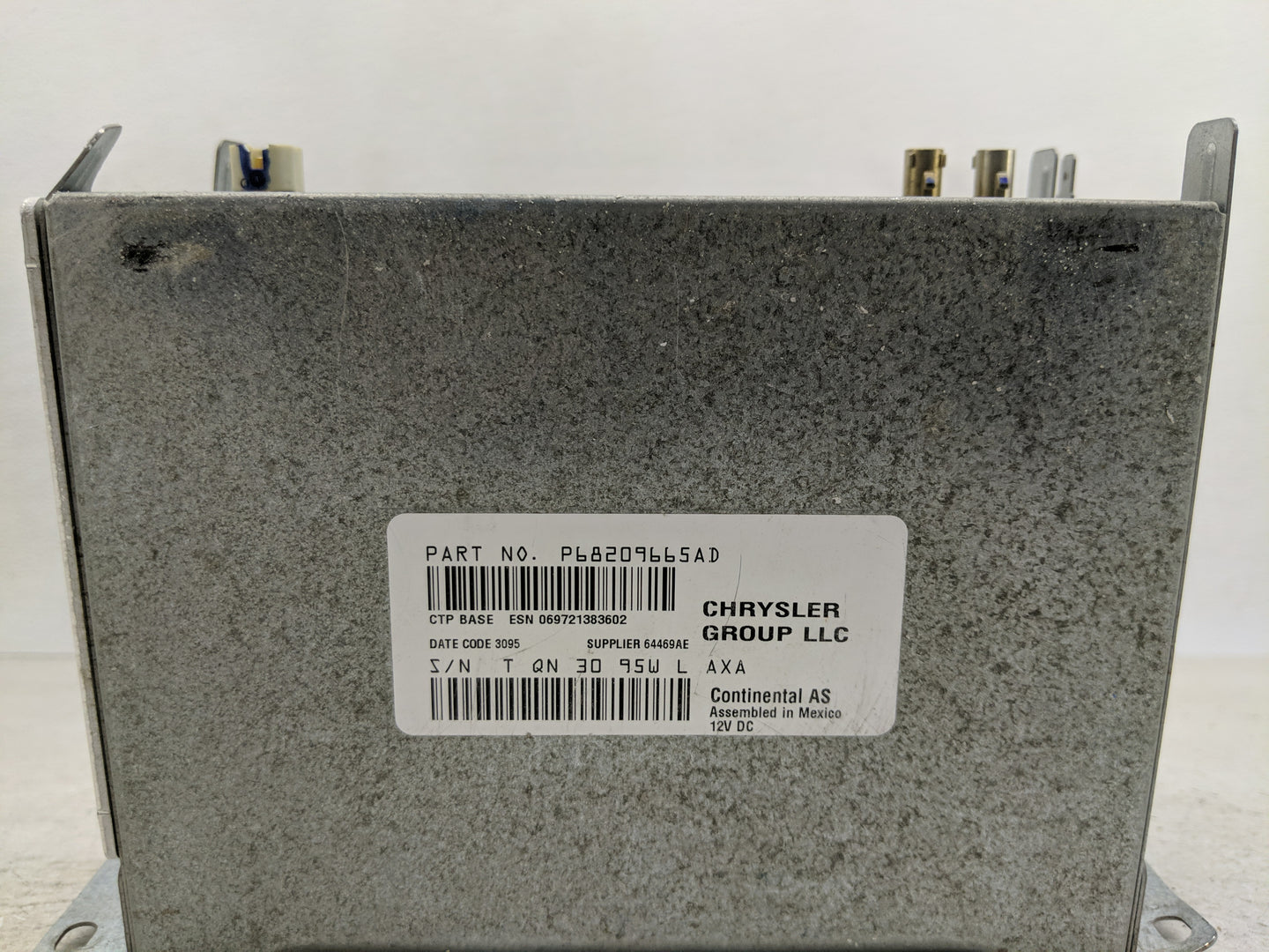 2018-2020 Dodge Journey Radio AM FM Cd Player Receiver Replacement P/N:P68209665AD 05064976AI Fits Fits 2018 2019 2020 OEM U