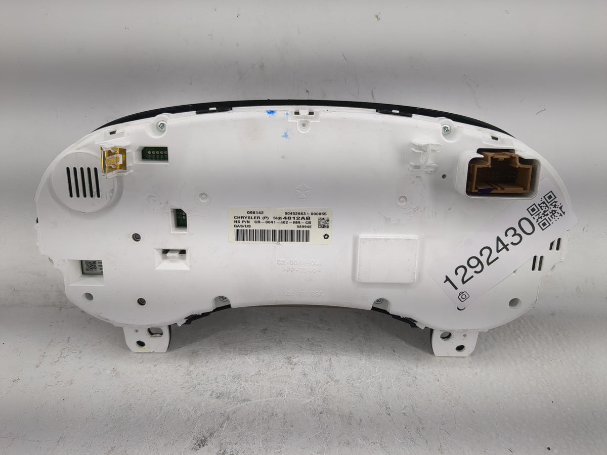 2014 Dodge Journey Instrument Cluster Speedometer Gauges P/N:56054812AB Miles: Fits OEM Used Auto Parts - Oemusedautoparts1.