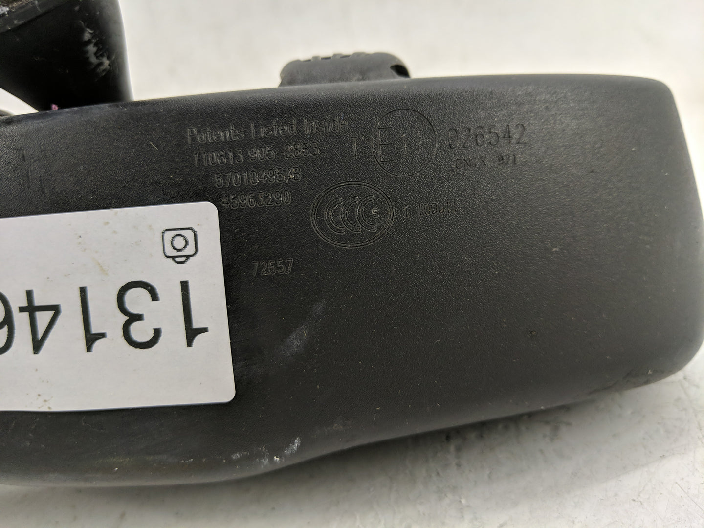 2014 Dodge Journey Interior Rear View Mirror Replacement OEM P/N:57010495AB Fits OEM Used Auto Parts - Oemusedautoparts1.com