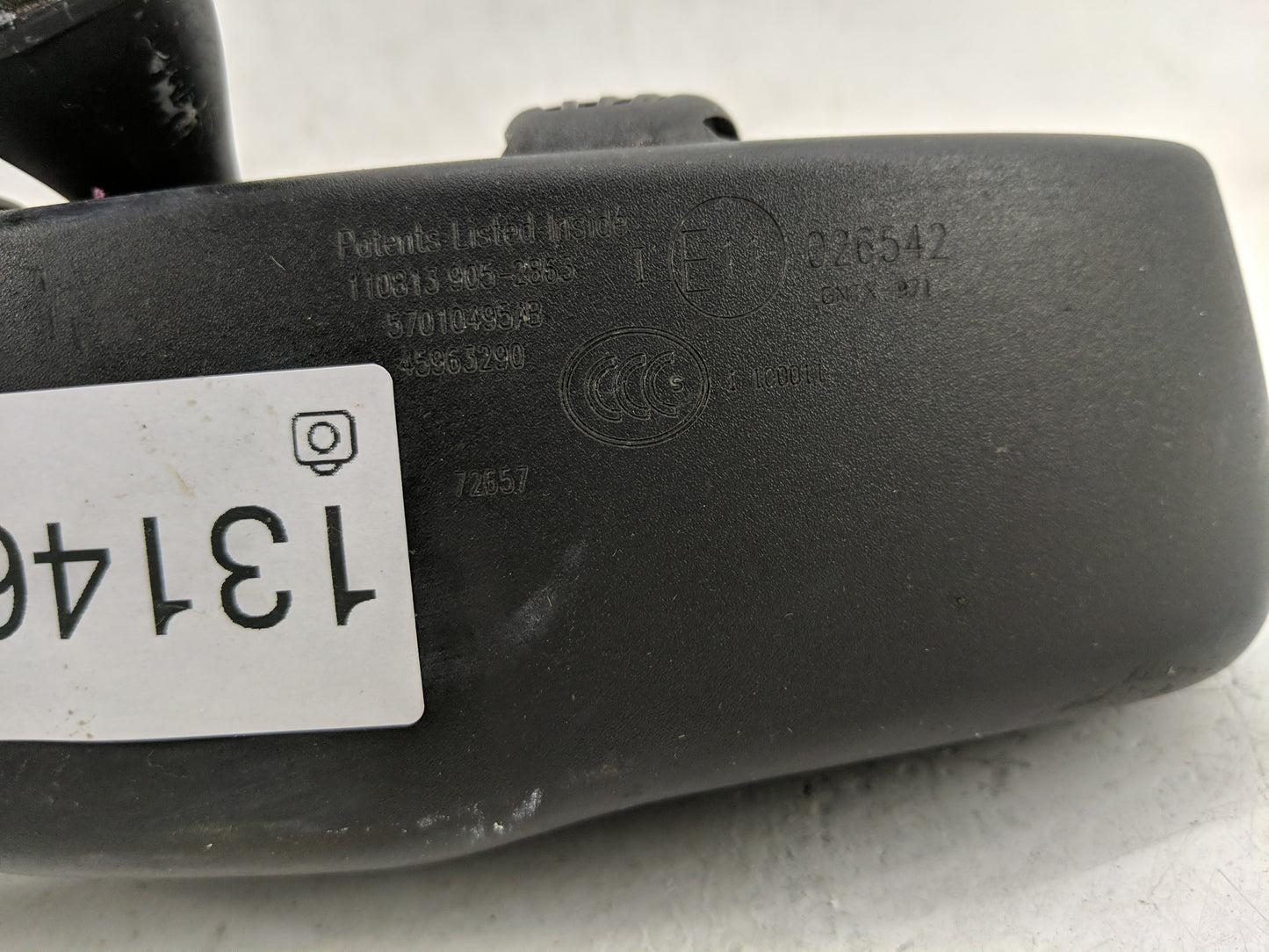 2014 Dodge Journey Interior Rear View Mirror Replacement OEM P/N:57010495AB Fits OEM Used Auto Parts - Oemusedautoparts1.com