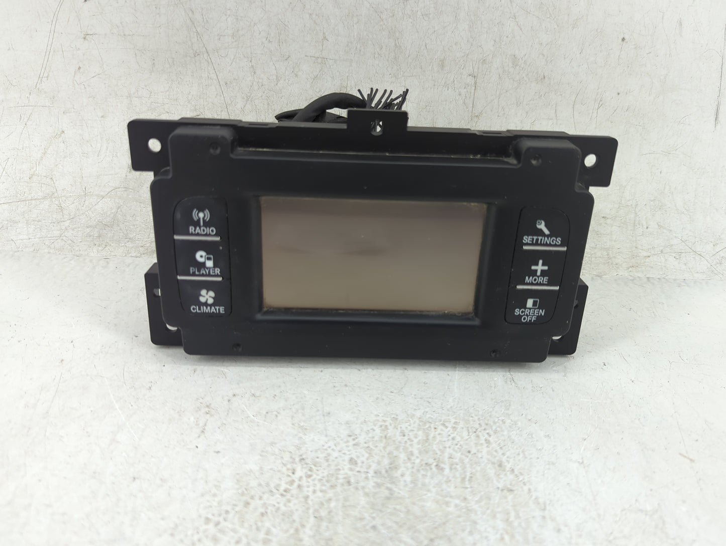2014 Dodge Journey Radio AM FM Cd Player Receiver Replacement P/N:05064976AI Fits OEM Used Auto Parts - Oemusedautoparts1.co