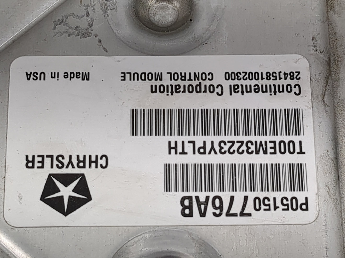 2014 Dodge Journey PCM Engine Control Computer ECU ECM PCU OEM P/N:P05150776AB Fits OEM Used Auto Parts - Oemusedautoparts1.