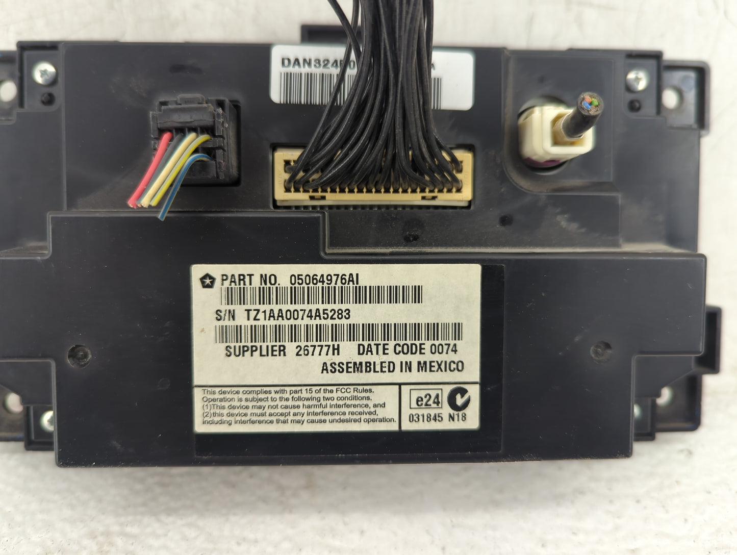 2014 Dodge Journey Information Display Screen - Oemusedautoparts1.com
