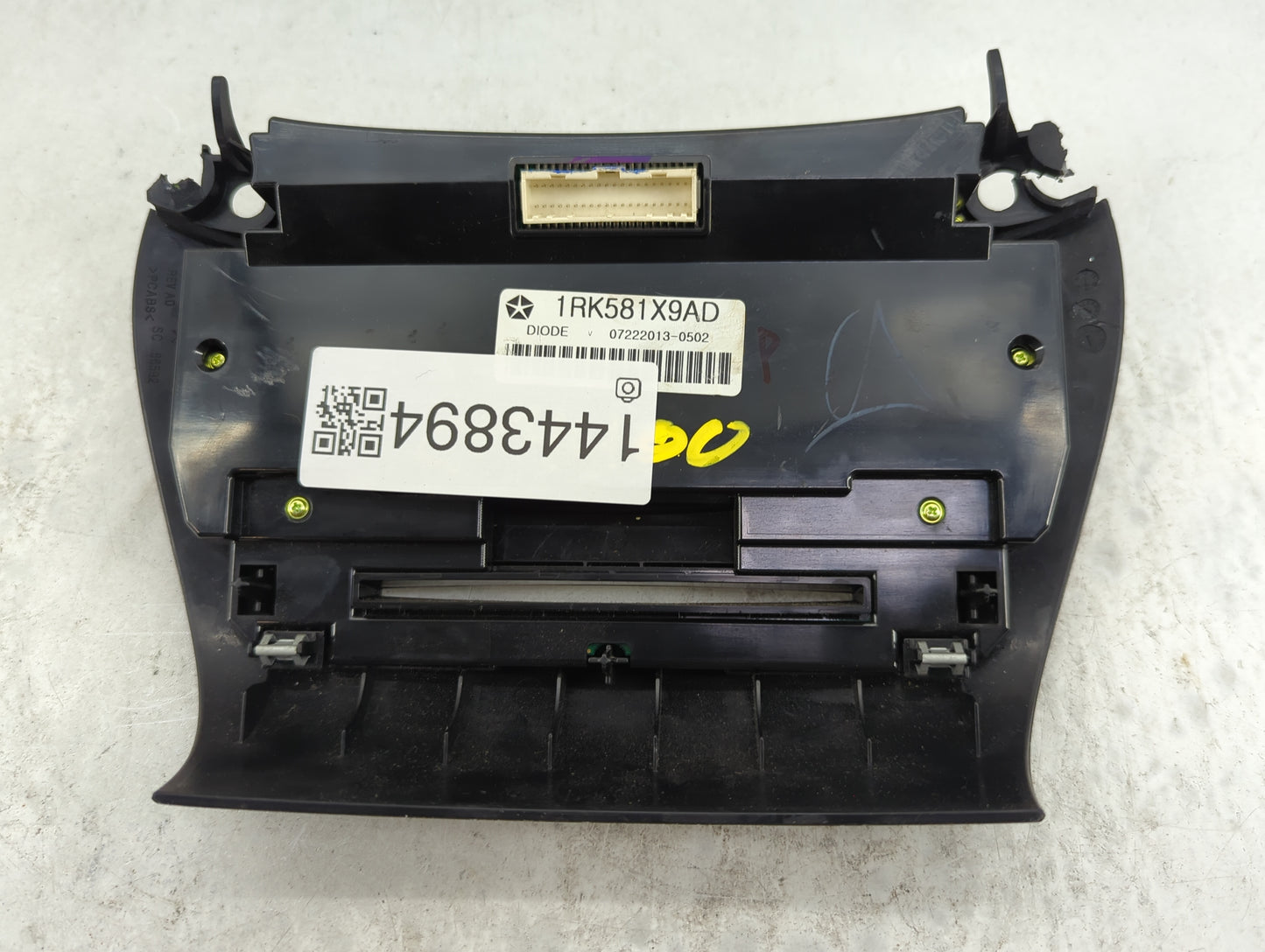 2011-2017 Dodge Journey Climate Control Module Temperature AC/Heater Replacement P/N:1RK581X9AD Fits OEM Used Auto Parts - O