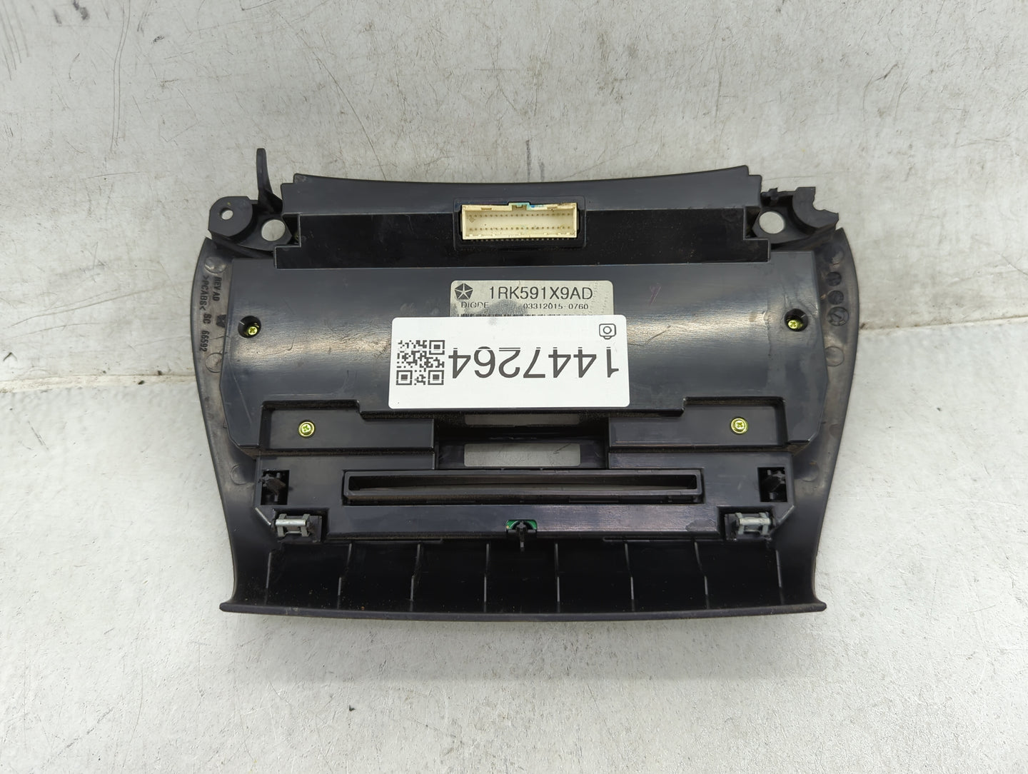 2014 Dodge Journey Climate Control Module Temperature AC/Heater Replacement P/N:1RK591X9AD Fits OEM Used Auto Parts - Oemuse