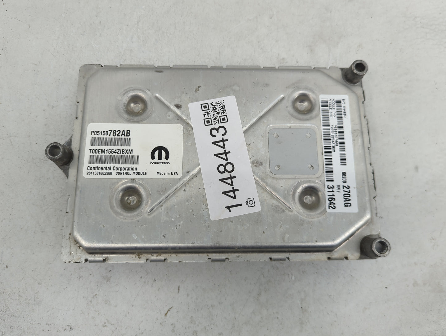 2014 Dodge Journey PCM Engine Control Computer ECU ECM PCU OEM P/N:P68200270AG P05150782AB Fits OEM Used Auto Parts - Oemuse
