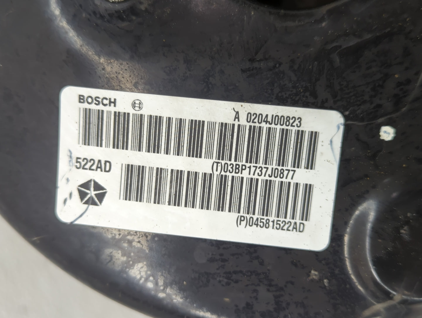 2014 Dodge Journey Power Brake Booster Oem 1451708 - Oemusedautoparts1.com