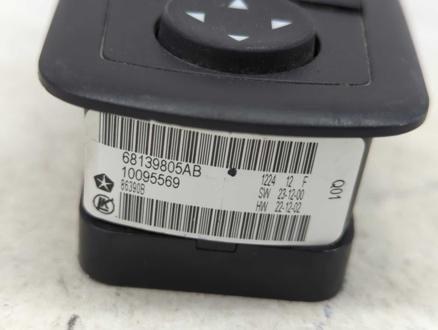 2011-2019 Dodge Journey Master Power Window Switch Replacement Driver Side Left P/N:68139805AB 10095569 Fits OEM Used Auto P