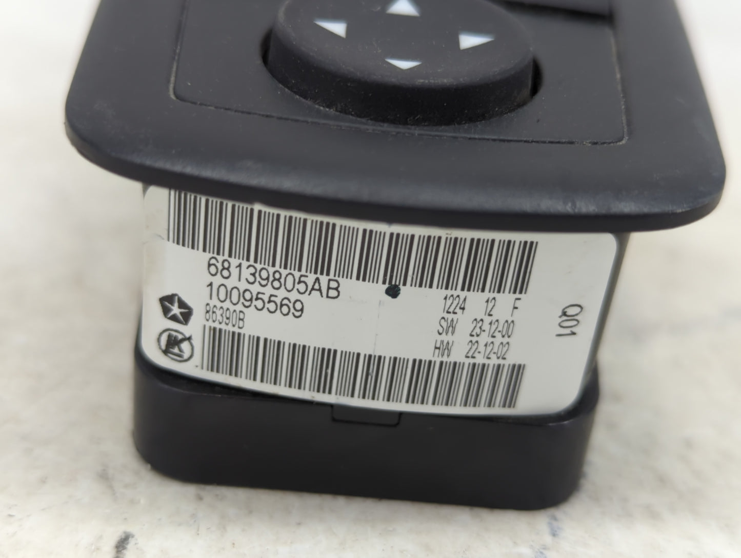 2011-2019 Dodge Journey Master Power Window Switch Replacement Driver Side Left P/N:68139805AB 10095569 Fits OEM Used Auto P