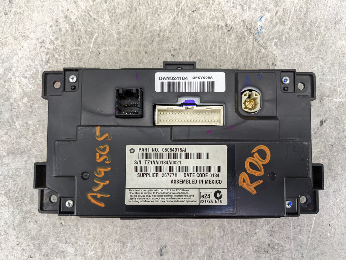 2014 Dodge Journey Information Radio Display Screen 1473670 - Oemusedautoparts1.com