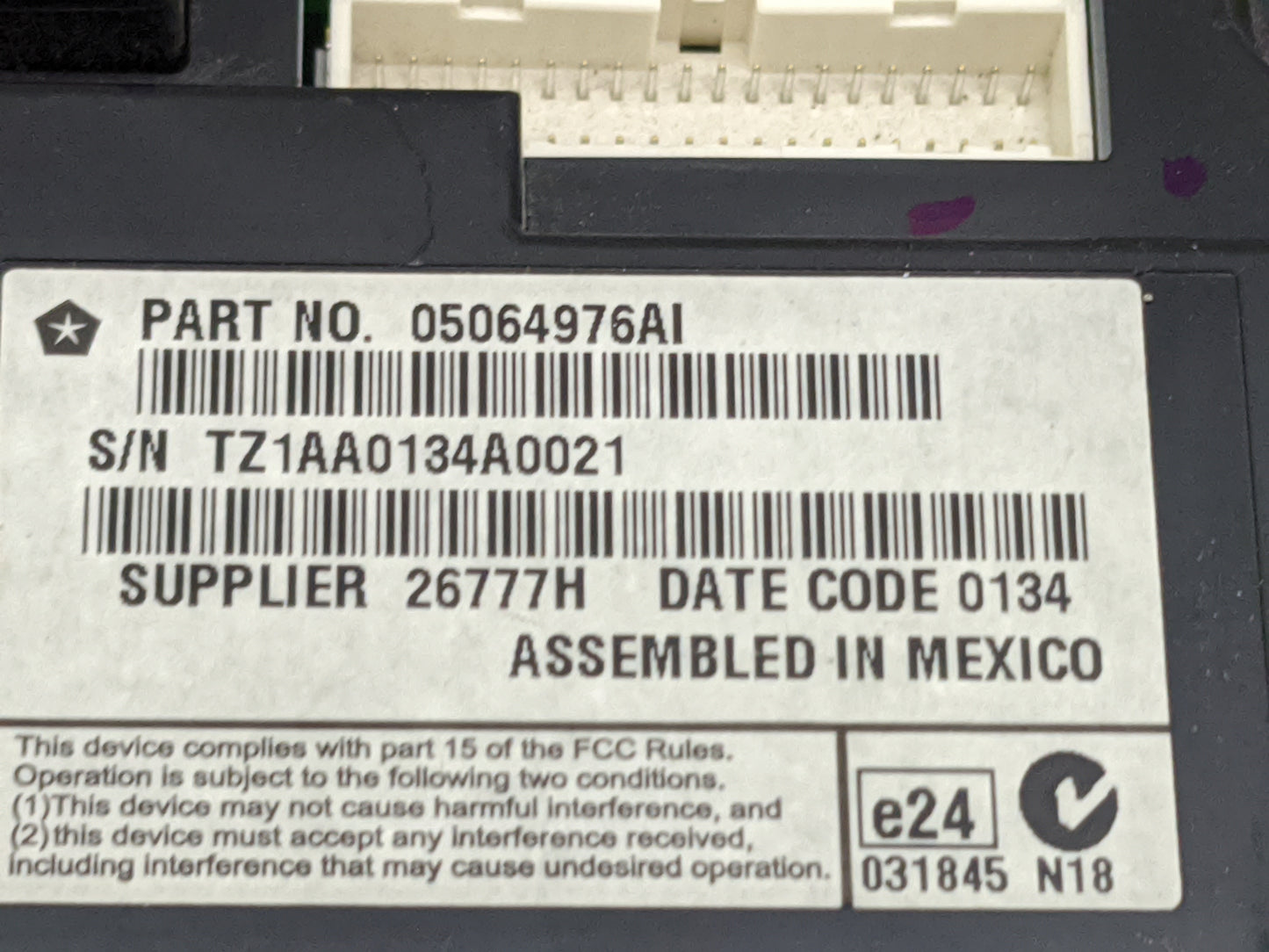 2014 Dodge Journey Information Display Screen 1473670 - Oemusedautoparts1.com
