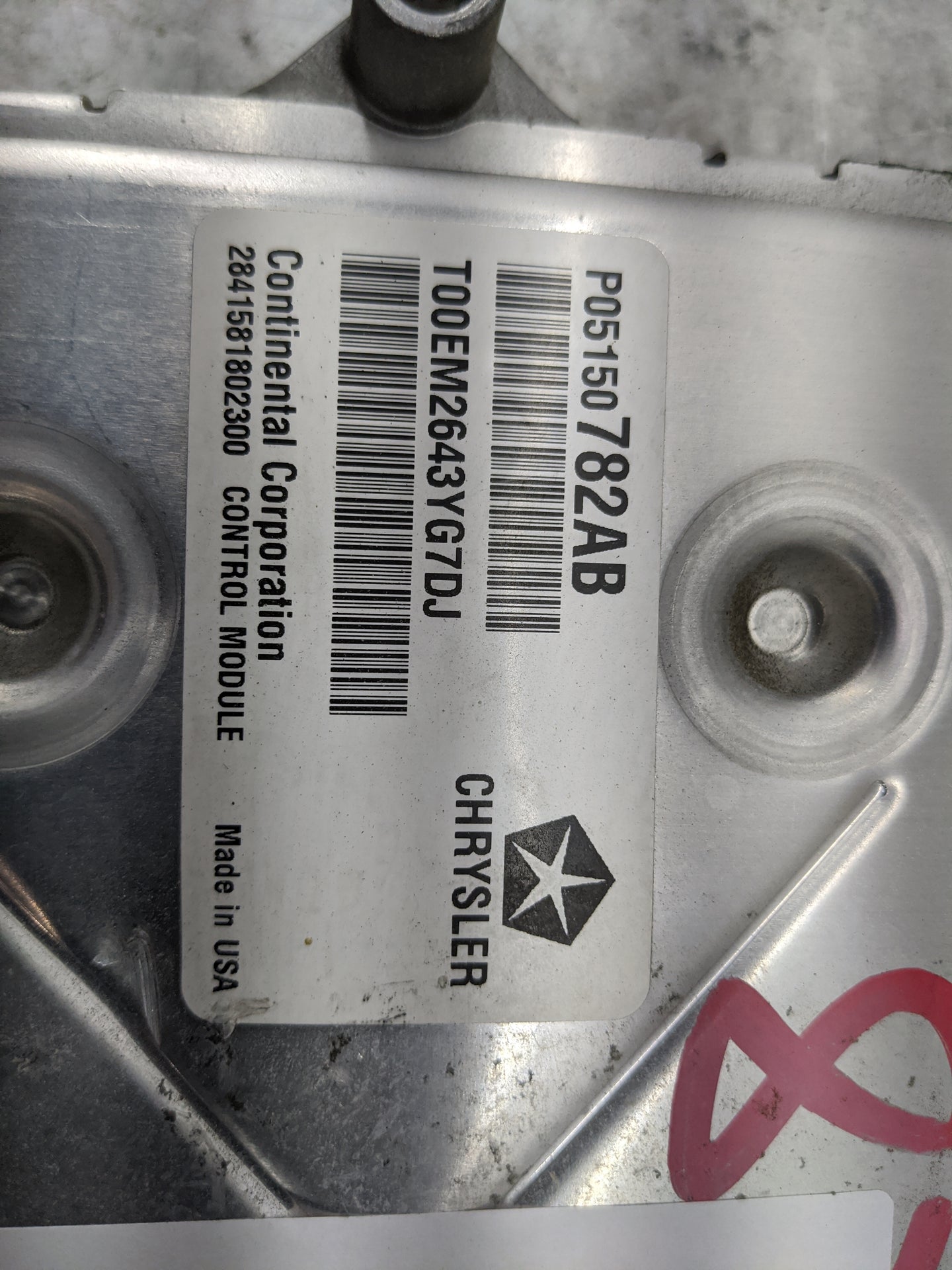 2014 Dodge Journey PCM Engine Control Computer ECU ECM PCU OEM P/N:P05150782AB T00EM2643YG7DJ, 68200269AE, P68200269AE Fits 