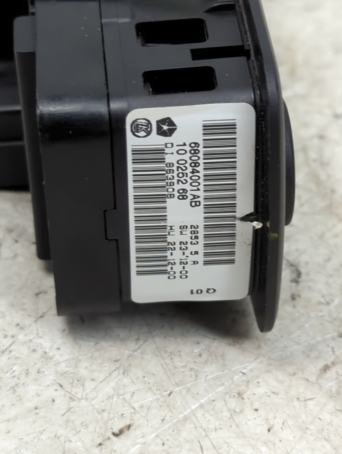 2011-2016 Dodge Journey Master Power Window Switch Replacement Driver Side Left P/N:68084001AB 10026268 Fits OEM Used Auto P