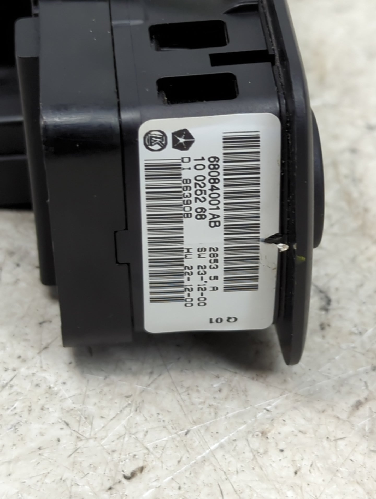 2014 Dodge Journey Master Power Window Switch Replacement Driver Side Left P/N:68084001AB 10026268 Fits OEM Used Auto Parts 