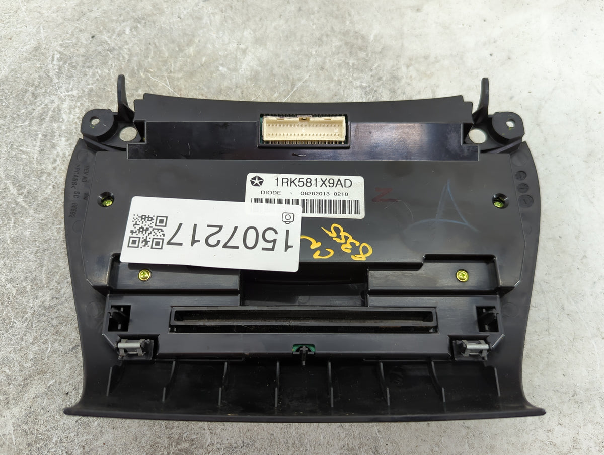 2011-2017 Dodge Journey Climate Control Module Temperature AC/Heater Replacement P/N:1RK581X9AD Fits OEM Used Auto Parts - O