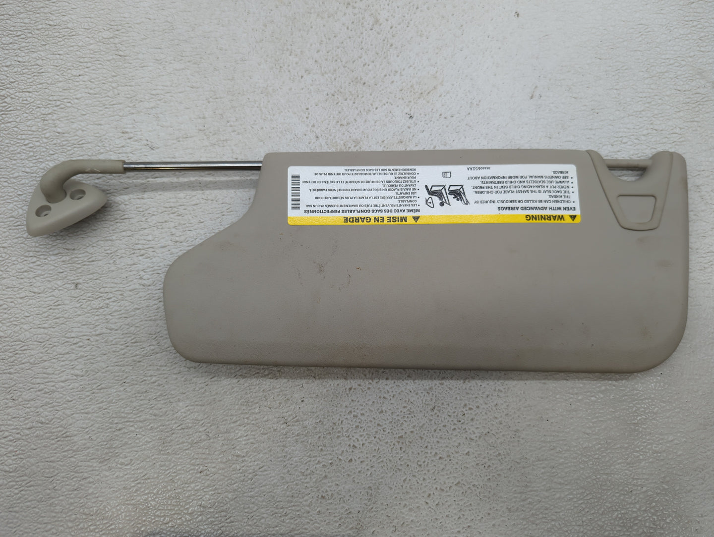 2014 Dodge Journey Sun Visor Shade Replacement Passenger Right Mirror Fits OEM Used Auto Parts - Oemusedautoparts1.com