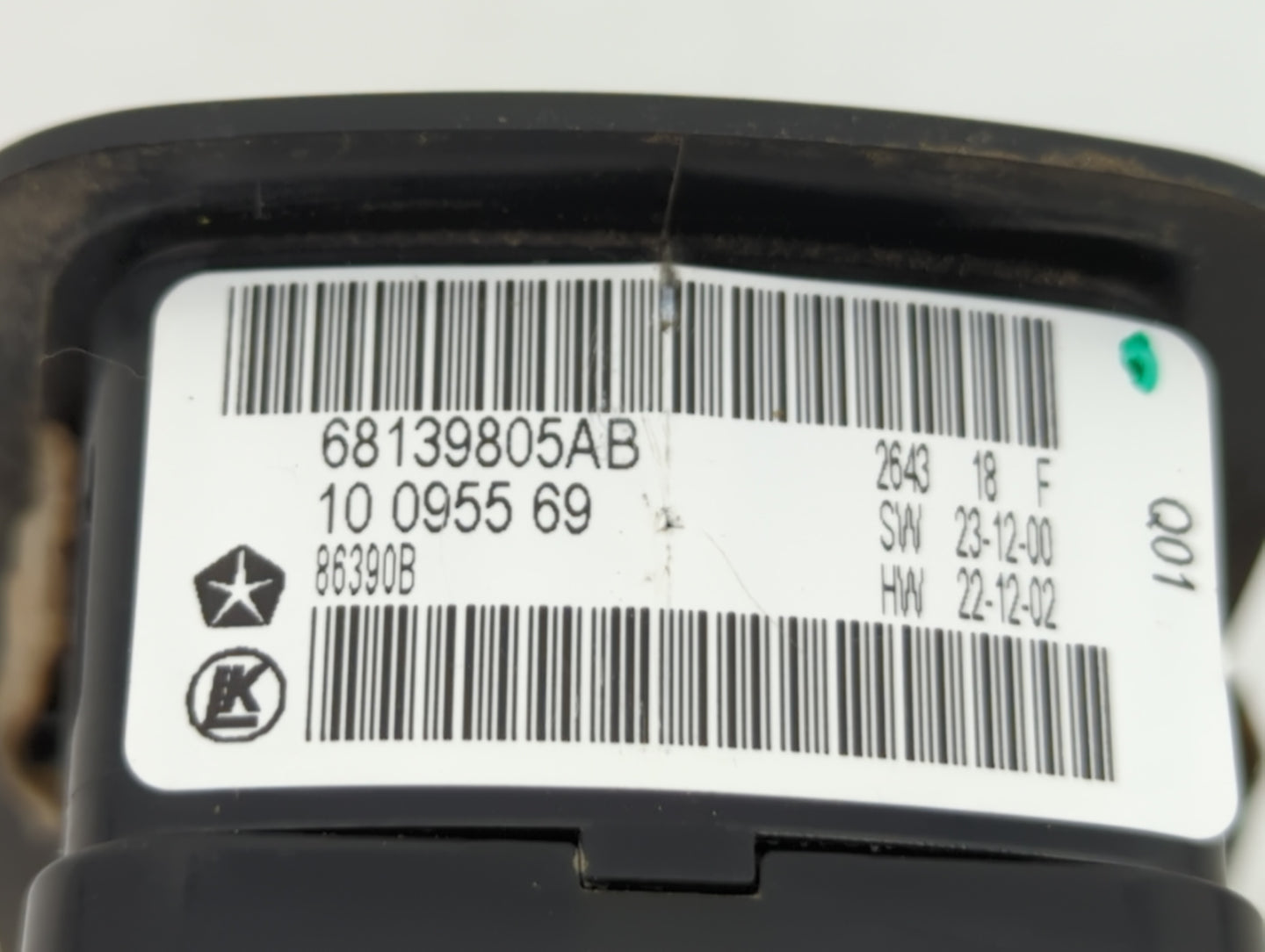 2018-2019 Dodge Journey Master Power Window Switch Replacement Driver Side Left P/N:56046823AE 68139805AB Fits OEM Used Auto