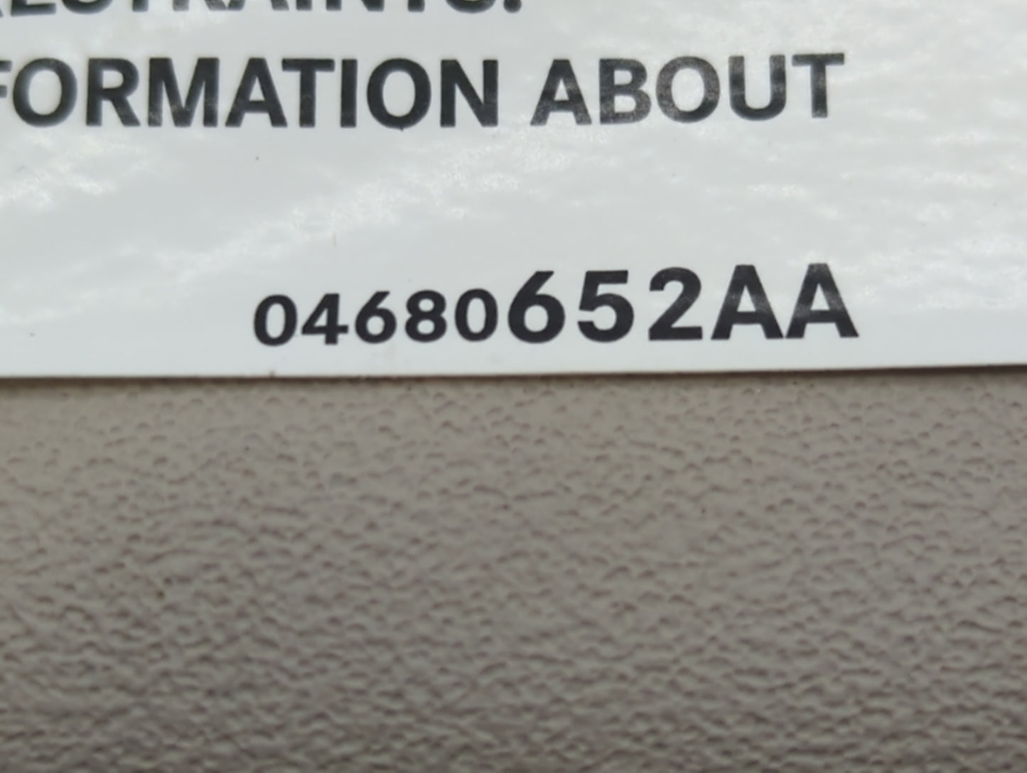 2014 Dodge Journey Sun Visor Shade Replacement Passenger Right Mirror Fits OEM Used Auto Parts - Oemusedautoparts1.com