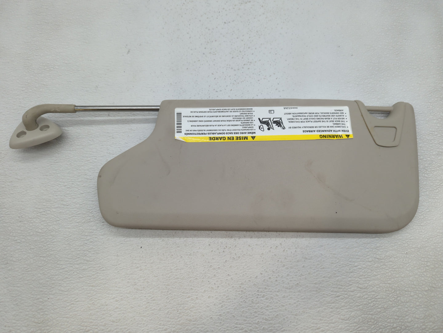 2014 Dodge Journey Sun Visor Shade Replacement Passenger Right Mirror Fits OEM Used Auto Parts - Oemusedautoparts1.com