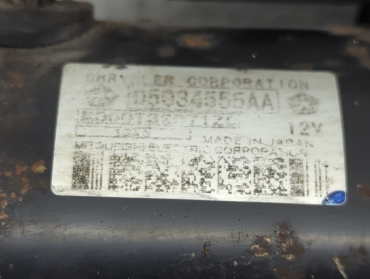 2009-2020 Dodge Journey Car Starter Motor Solenoid OEM P/N:0503455AA Fits OEM Used Auto Parts - Oemusedautoparts1.com