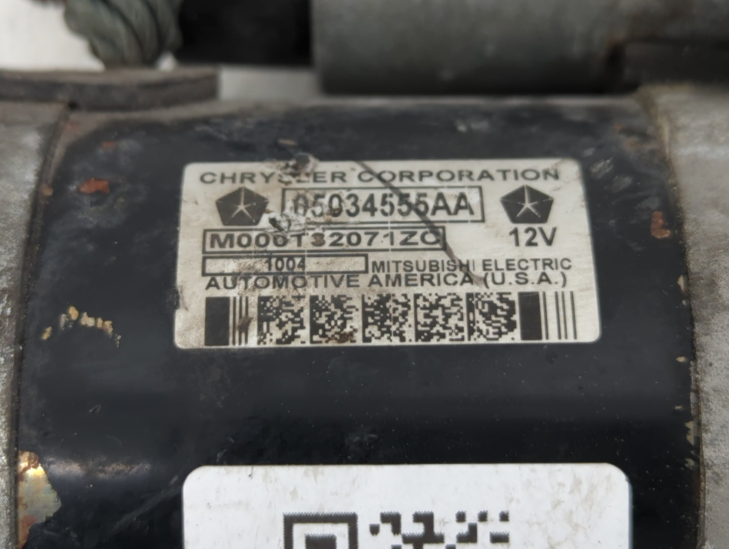 2009-2020 Dodge Journey Car Starter Motor Solenoid OEM P/N:0534555AA Fits OEM Used Auto Parts - Oemusedautoparts1.com