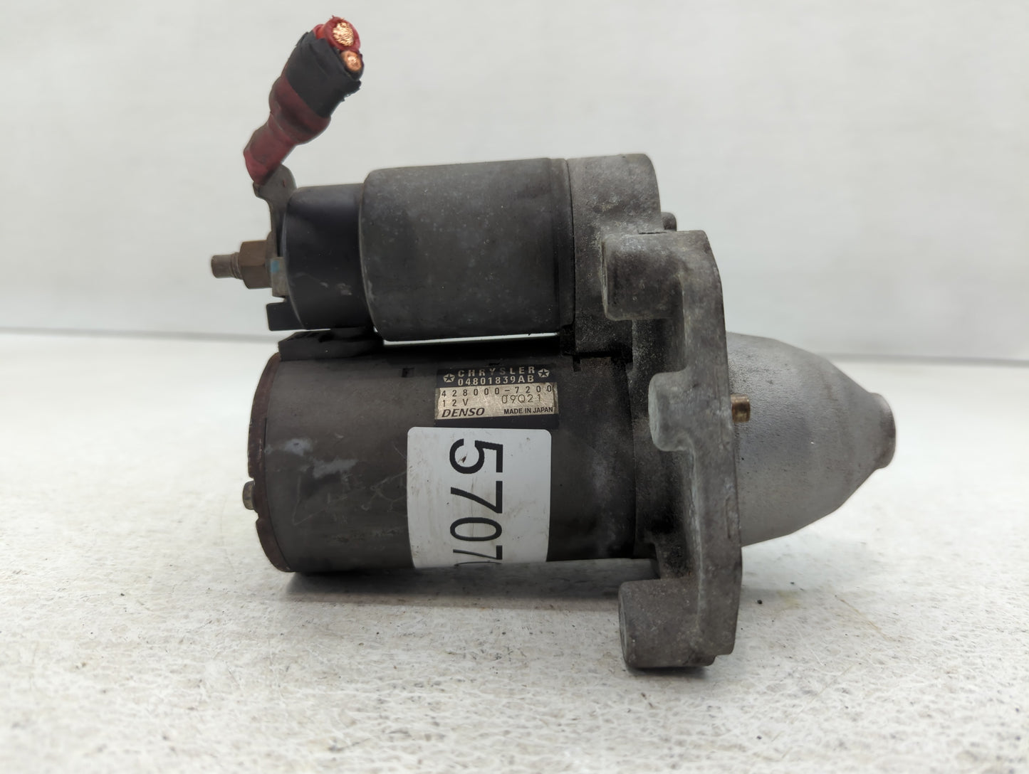 2011-2019 Dodge Journey Car Starter Motor Solenoid OEM P/N:428000-7200 04801839AB Fits OEM Used Auto Parts - Oemusedautopart