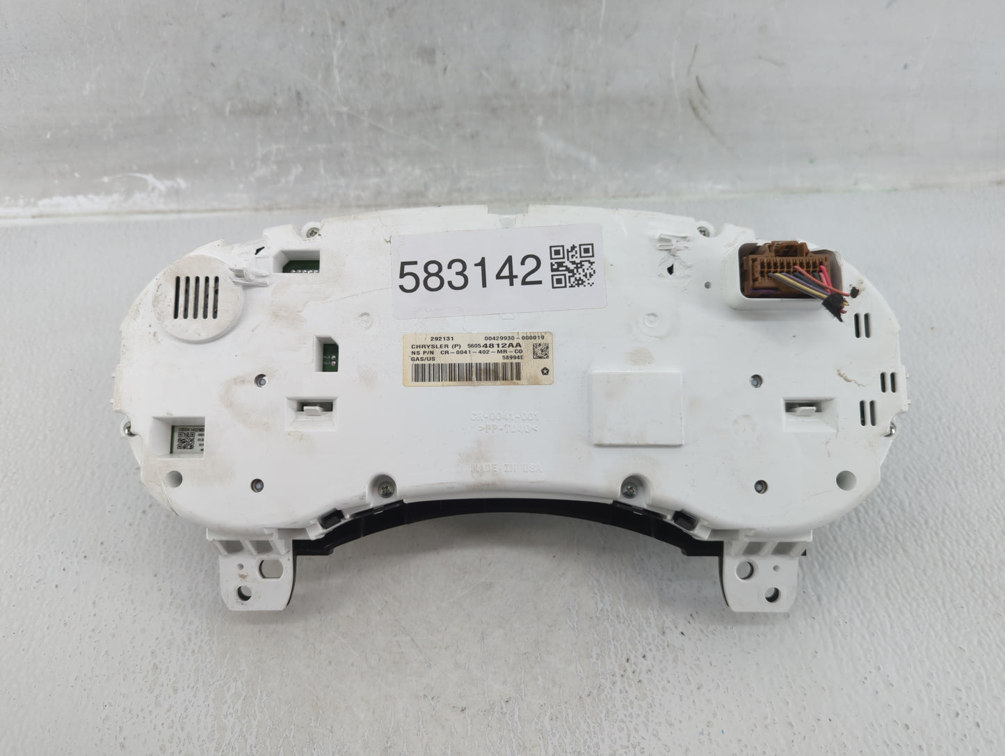 2014 Dodge Journey Instrument Cluster Speedometer Gauges P/N:56054812AA CR-0041-402 Fits OEM Used Auto Parts - Oemusedautopa
