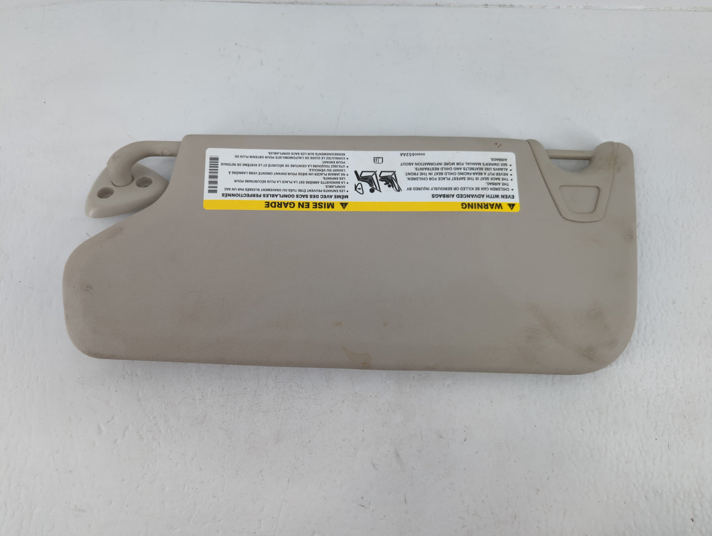 2014 Dodge Journey Sun Visor Shade Replacement Passenger Right Mirror Fits OEM Used Auto Parts - Oemusedautoparts1.com